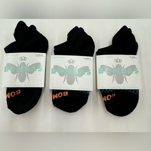Bombas Youth Ankle Sock XS Black NWT (3 pair)